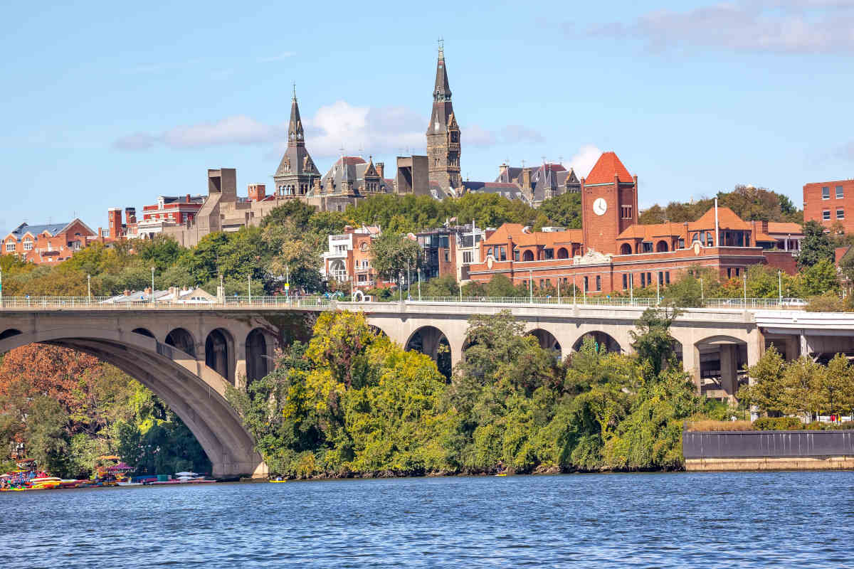 Key Bridge University Washington DC Potomac River The Best